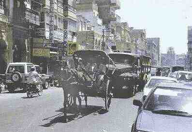 Kaahailua Karachin liikenteessä